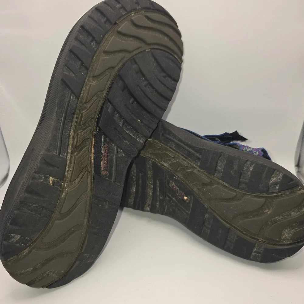 Teva Tanza Mens Brown Leather Hiking Sport Sandals 1000183 Size 12